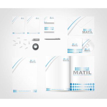 MATİL A.Ş Logo ve Kurumsal Kimlik  yarışmasına tasarımcı altun1411 tarafından sunulan  tasarım 