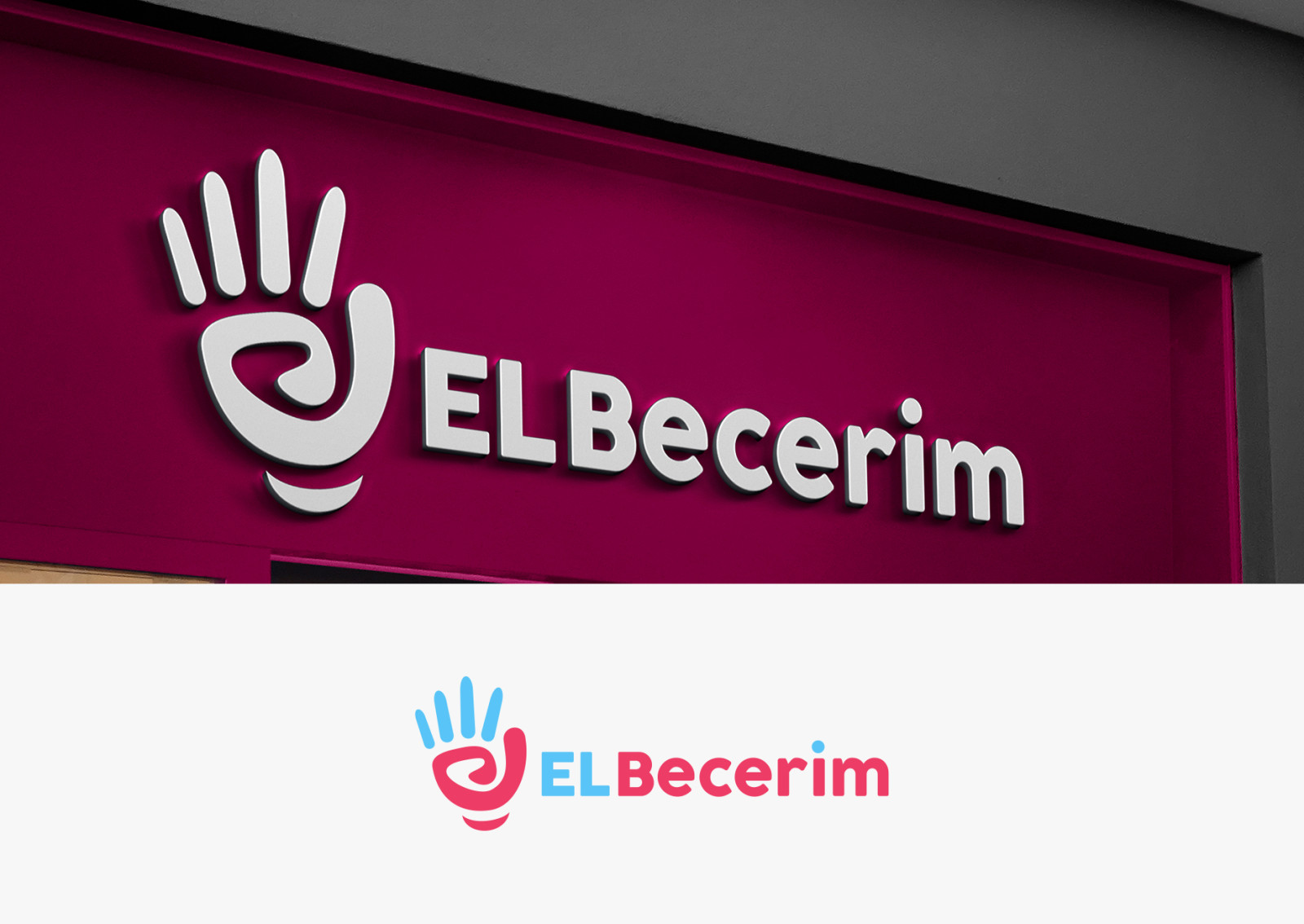Tasarlayan grfkismail-Elbecerim Pazaryeri Marka Logo Tasarımı