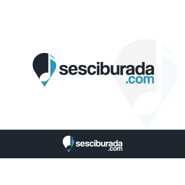 Sesciburada E-Ticaret sistemiz için logo yarışmasına tasarımcı ficonsilion tarafından sunulan  tasarım 