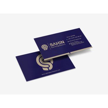 Şahin Gayrimenkul Logo + Kurumsal Kimlik yarışmasına tasarımcı melek gümüş tarafından sunulan  tasarım 