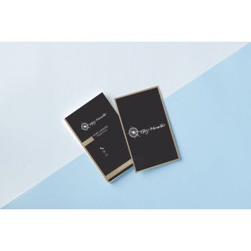 SADE VE ŞIK logo ve kartvizit yarışmasına tasarımcı Buket Genç tarafından sunulan  tasarım 