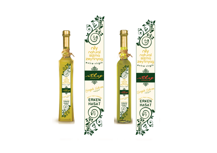 Zeytin & zeytinyağı ambalaj dizaynı yarışmasına tasarımcı GhostSpy tarafından sunulan  tasarım 