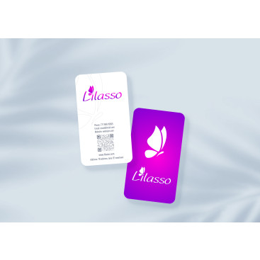 ''LİLASSO'' MARKASI İÇİN LOGO-KARTVİZİT yarışmasına tasarımcı grfkismail tarafından sunulan  tasarım