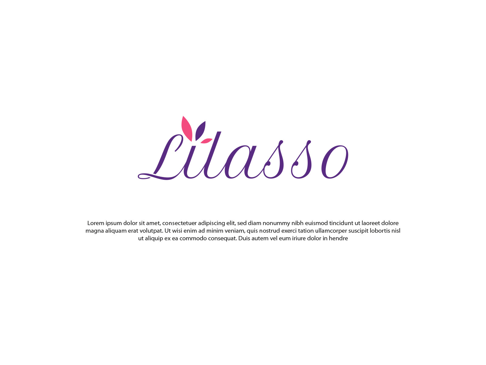 Tasarlayan Etrah™-''LİLASSO'' MARKASI İÇİN LOGO-KARTVİZİT