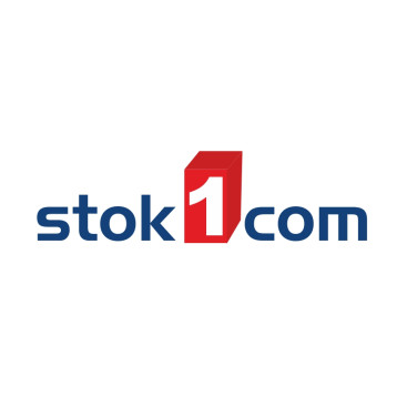 STOK1.COM  E-TİCARET SİTESİ  LOGO  yarışmasına tasarımcı cihan_x tarafından sunulan  tasarım 