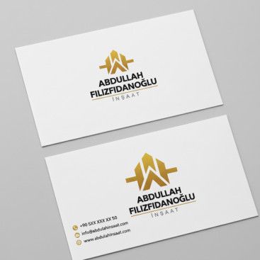İNŞAAT FİRMAMIZ İÇİN SIFIRDAN BİR YÜZ LOGO VE KARTVİZİT yarışmasına tasarımcı inanç doğan tarafından sunulan  tasarım 