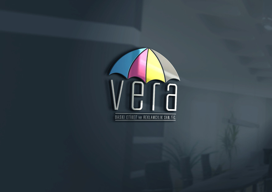 VERA BASKI ETİKET ve REKLAMCILIK SAN TİC yarışmasına tasarımcı küçükada tarafından sunulan  tasarım 