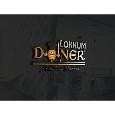 LOKKUM DÖNER LOGO TASARIMI yarışmasına tasarımcı GhostSpy tarafından sunulan  tasarım 