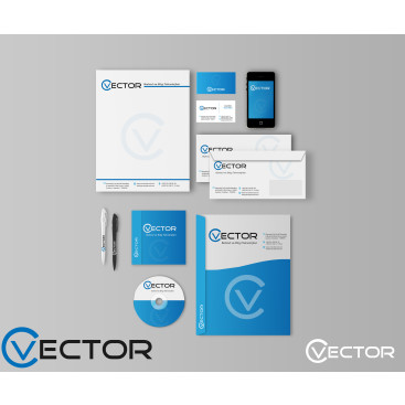 VECTOR ADINA LOGO & KURUMSAL KIMLIK yarışmasına tasarımcı avaqado tarafından sunulan  tasarım 