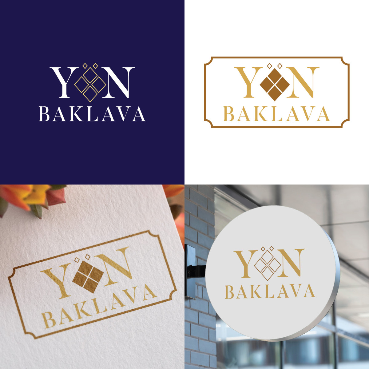 Tasarlayan seydanurblgn-Yön Baklava şirketimiz için sade ve şık