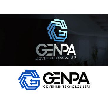 GENPA LOGOSUNU ARIYOR yarışmasına tasarımcı Ersin Esra tarafından sunulan  tasarım 