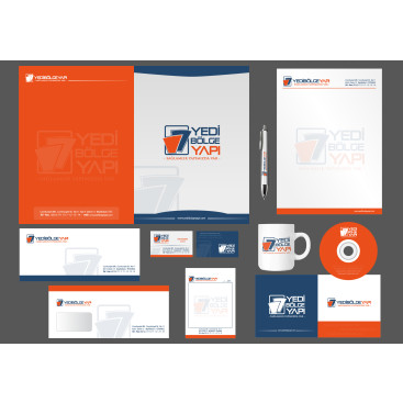 İnşaat firmamız için logo tasarımı yarışmasına tasarımcı volkanKocaman tarafından sunulan  tasarım 