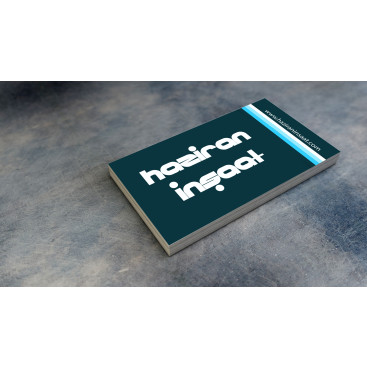 Haziran İnşaat'ın kartvizitini tasarla yarışmasına tasarımcı nusret_ tarafından sunulan  tasarım 