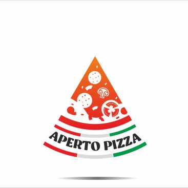 APERTO PİZZA LOGOSUNU ARIYOR yarışmasına tasarımcı ErcanH tarafından sunulan  tasarım 