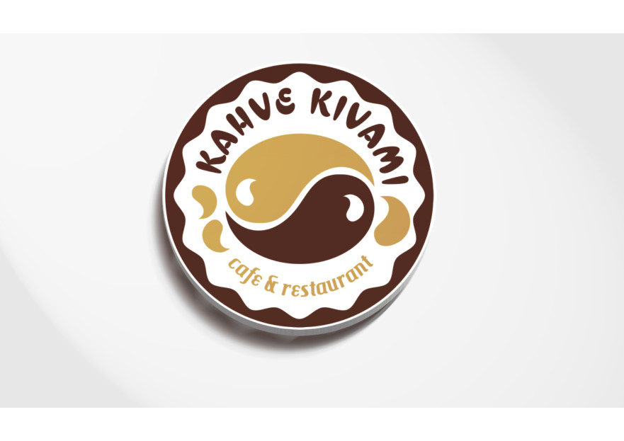 Ulusal cafe zinciri için logo tasarımı yarışmasına tasarımcı grafikseli tarafından sunulan  tasarım 