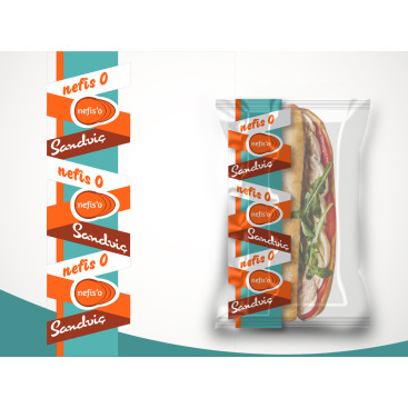 Nefis'o Paketlenmiş Sandviç yarışmasına tasarımcı grfkismail tarafından sunulan  tasarım 