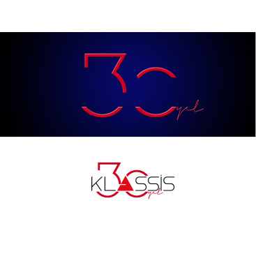 Klassis 30. Yıl Özel Logosu yarışmasına tasarımcı grafikodam tarafından sunulan  tasarım 