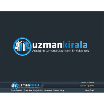 UzmanKirala.com Logo Revizyonu yarışmasına tasarımcı altun1411 tarafından sunulan  tasarım 