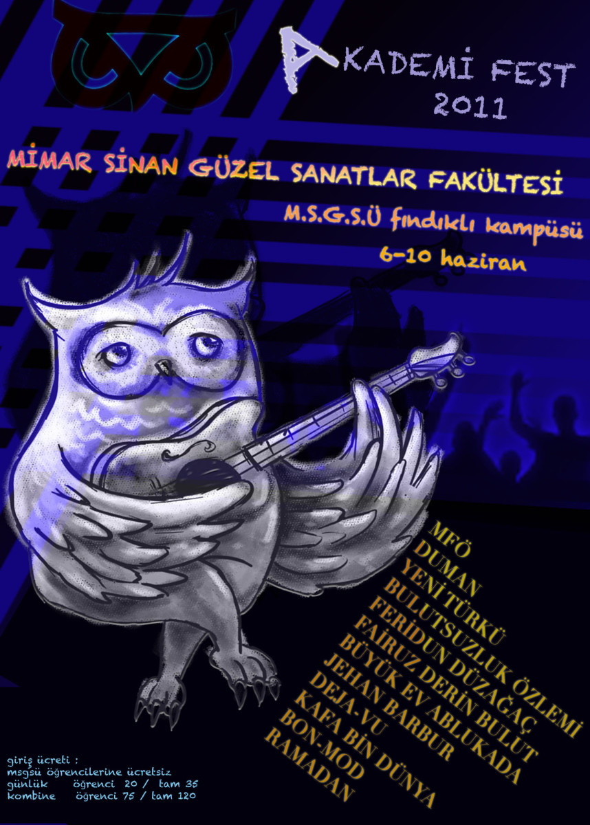 Tasarlayan tugbaaa-Akademifest 2011 Afiş Tasarımı