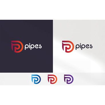 Pipes Startup'ı İçin Logo Tasarımı yarışmasına tasarımcı dasein'oe tarafından sunulan  tasarım 