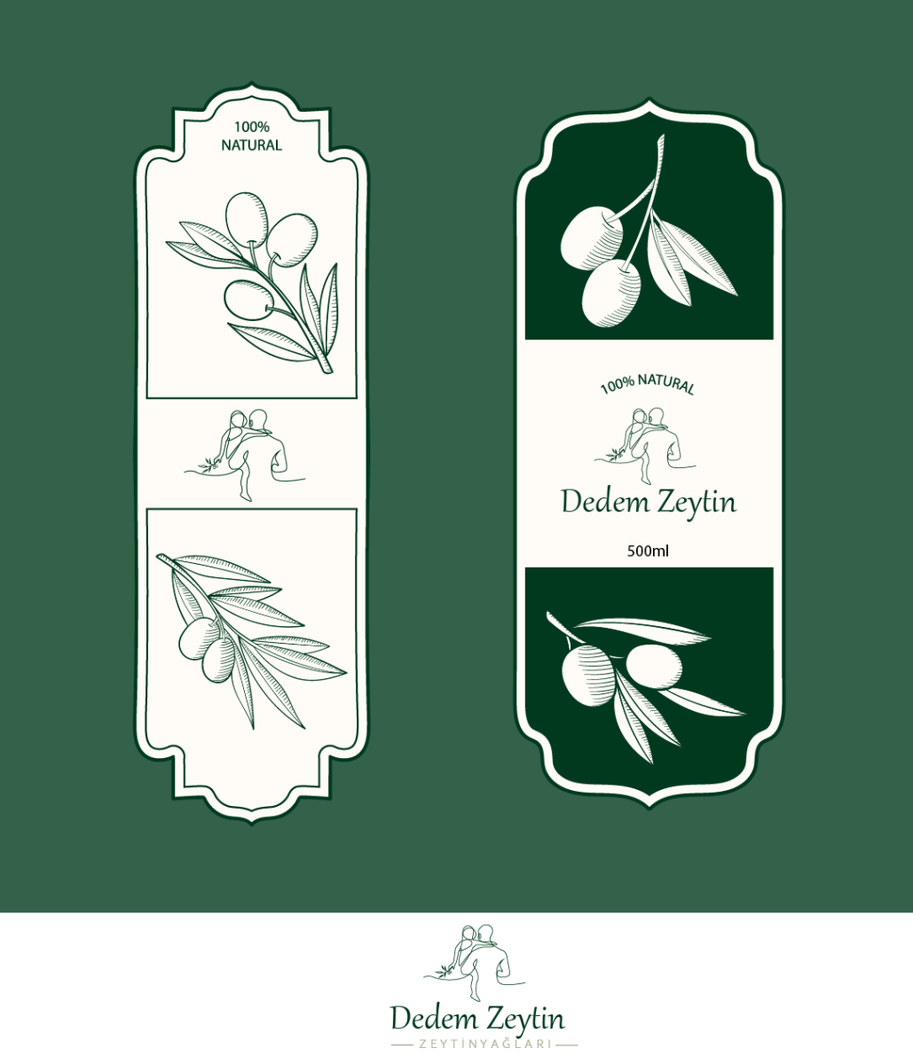 Tasarlayan yaseminglr-dedem zeytin ve zeytinyağlari için logo