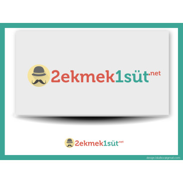2ekmek1sut.net web sitesi logo tasarımı yarışmasına tasarımcı BilalKoc tarafından sunulan  tasarım 