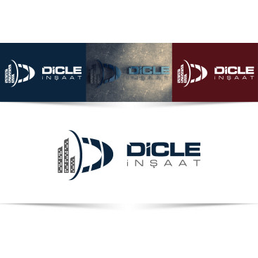 DİCLE İNŞAATA LOGO TASARIMI yarışmasına tasarımcı silence tarafından sunulan  tasarım 