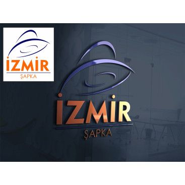 İzmir Şapka Logo Tasarımı yarışmasına tasarımcı menesg tarafından sunulan  tasarım 