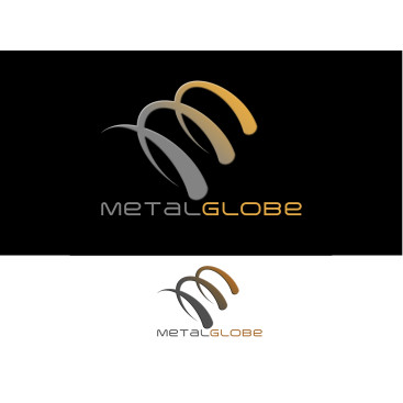 Metalglobe (metal dünyası) marka yarışmasına tasarımcı grafikodam tarafından sunulan  tasarım 