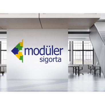 Modüler Sigorta Logo Tasarımı yarışmasına tasarımcı Boral tarafından sunulan  tasarım 