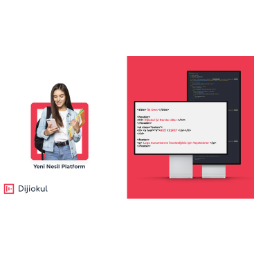Web projemiz için yenilikçi bir logo yarışmasına tasarımcı Odesign tarafından sunulan  tasarım 