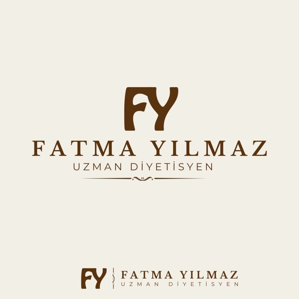 Tasarlayan logotasarımı-Uzman Diyetisyen Fatma Yılmaz