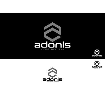 Adonis Construction Logo Tasarımı yarışmasına tasarımcı grafikodam tarafından sunulan  tasarım 