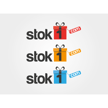 STOK1.COM  E-TİCARET SİTESİ  LOGO  yarışmasına tasarımcı Ahenk tarafından sunulan  tasarım 