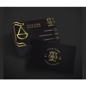 avukatlık ofisine logo ve kart tasarlama yarışmasına tasarımcı Designer Mert tarafından sunulan  tasarım 