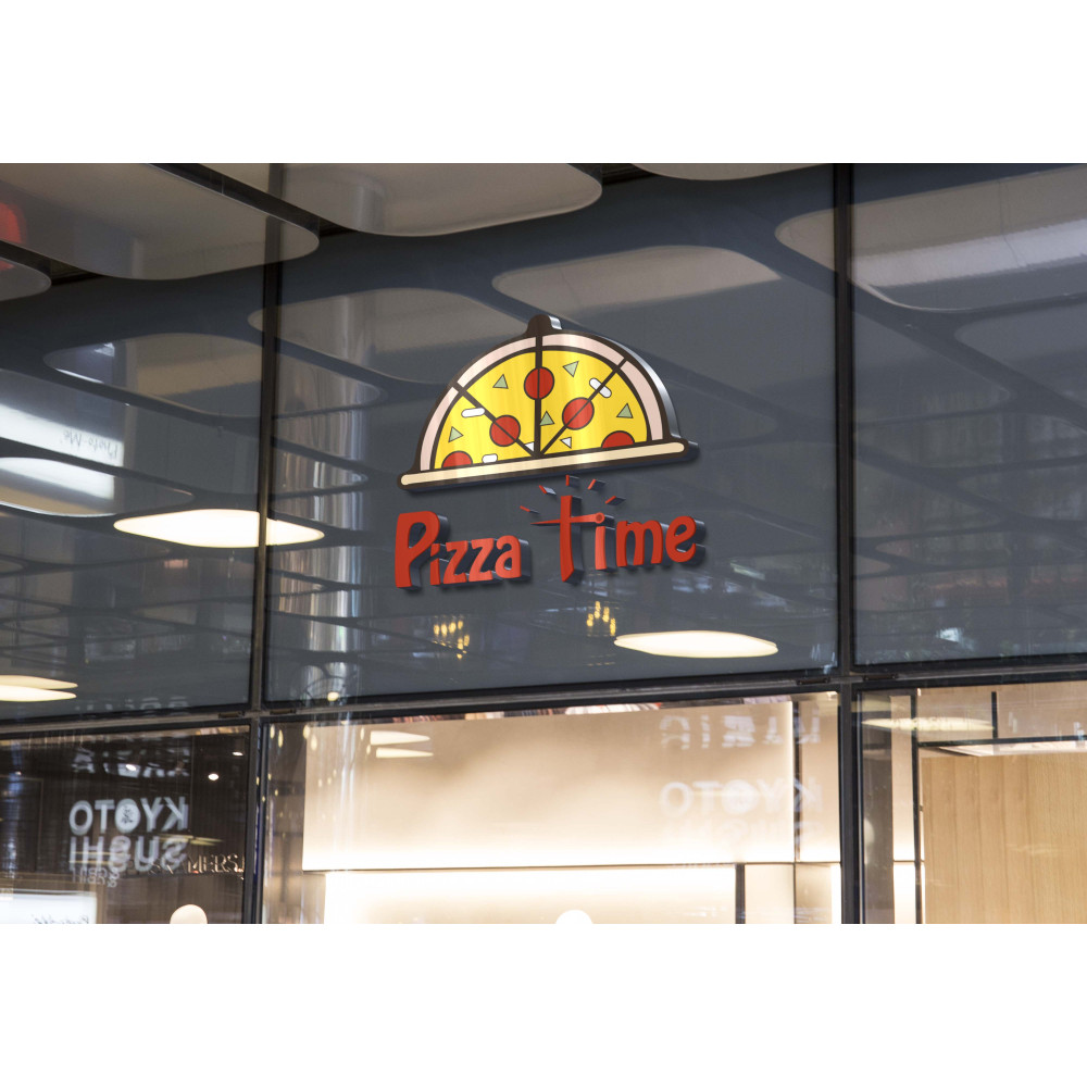 Pizza Time Logo Tasarım Yarışması yarışmasına Zelalk tarafından girilen tasarım