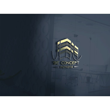 MİMARLIK FİRMASI İÇİN YARATICI LOGO  yarışmasına tasarımcı ousanaksy tarafından sunulan  tasarım 