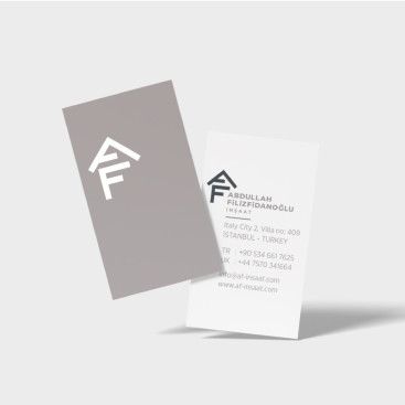 İNŞAAT FİRMAMIZ İÇİN SIFIRDAN BİR YÜZ LOGO VE KARTVİZİT yarışmasına tasarımcı Metteyya tarafından sunulan  tasarım 