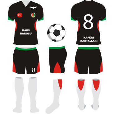 KARS BAROSU FUTBOL TAKIMI FORMA TASARIMI yarışmasına tasarımcı umuttasarım tarafından sunulan  tasarım 