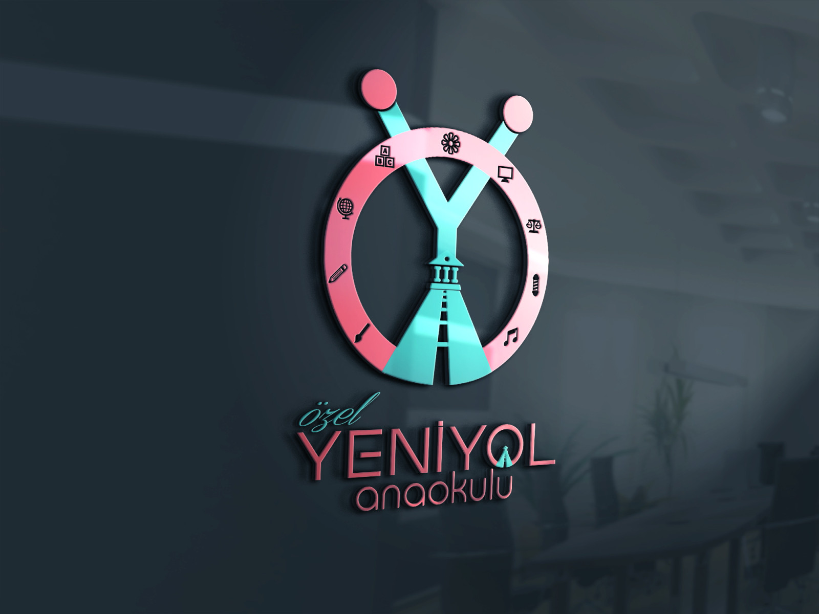 Tasarlayan Tolgaaxu-yeniyol anaokulumuza dikkat çekici logo 