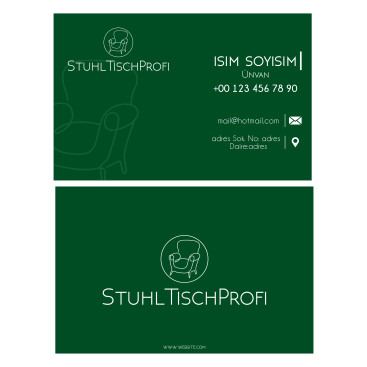 Mobilya firmamız için logo ve kartvizit yarışmasına tasarımcı Arda Çeliktaş tarafından sunulan  tasarım 