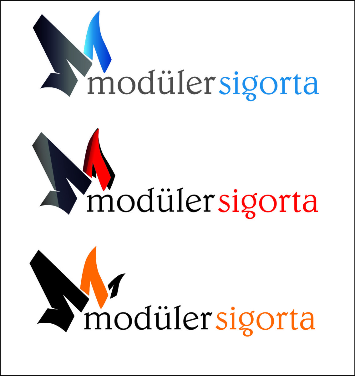 Tasarlayan CocoDesign-Modüler Sigorta Logo Tasarımı