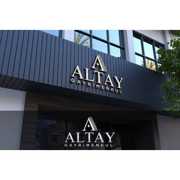 Altay  Gayrimenkul Logo  Tasarımı  yarışmasına tasarımcı 443618 tarafından sunulan  tasarım 
