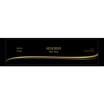 kolloidal  altınsuyu  etiket ve kutu  yarışmasına tasarımcı Velut Munis tarafından sunulan  tasarım 