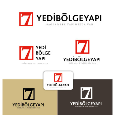 İnşaat firmamız için logo tasarımı yarışmasına tasarımcı velvet tarafından sunulan  tasarım 