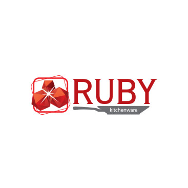  ''RUBY'' ismine logo çalışması  yarışmasına tasarımcı TICEGUL tarafından sunulan  tasarım 
