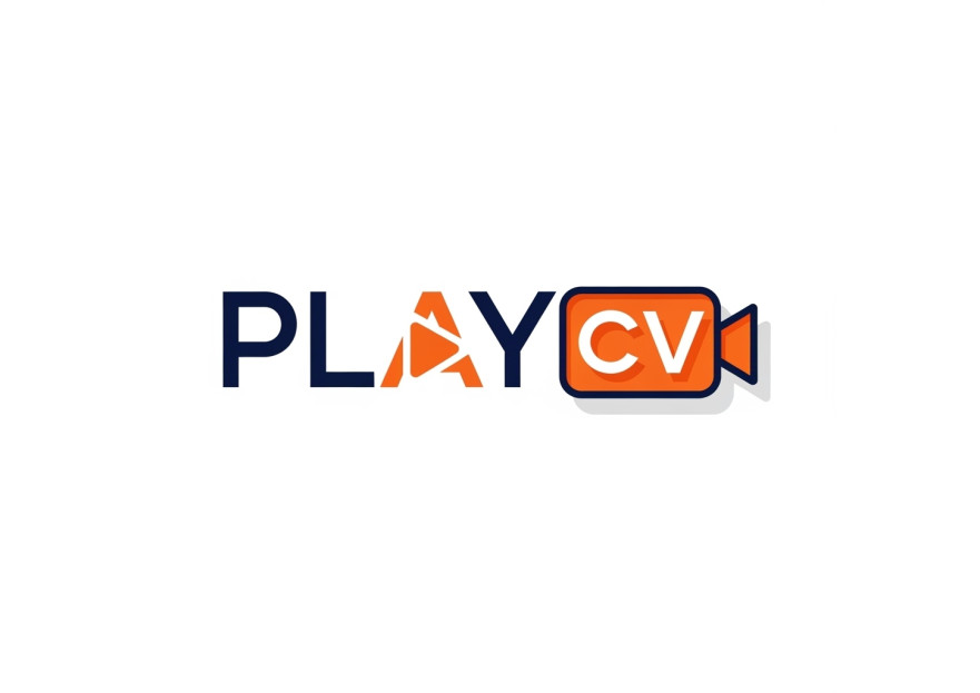 Videolu CV platformu için logo tasarımı yarışmasına tasarımcı Freelancetasarim tarafından sunulan  tasarım 