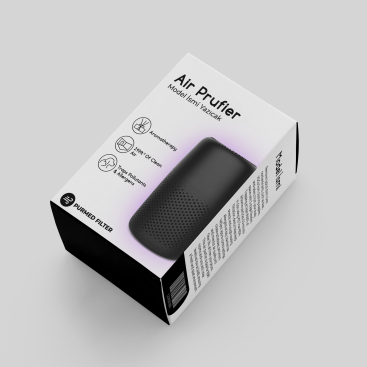 HEPA FİLTRE KUTU TASARIMI yarışmasına tasarımcı AYET tarafından sunulan  tasarım 