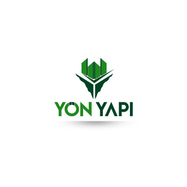YÖN YAPI İNŞAAT ŞİRKETİMİZ LOGO TASARIMI yarışmasına tasarımcı A.Güler tarafından sunulan  tasarım 