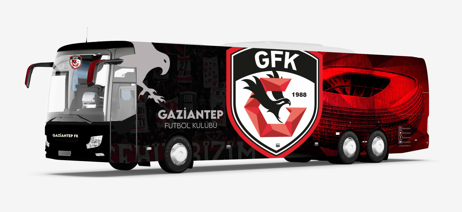 Tasarlayan RedNeckTR-Gaziantep FK Takım Otobüsü Tasarımı